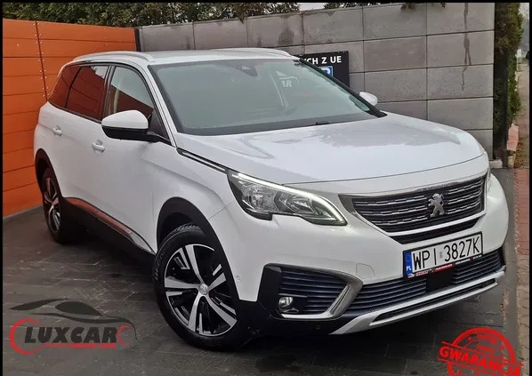 samochody osobowe Peugeot 5008 cena 69999 przebieg: 175000, rok produkcji 2018 z Ślesin